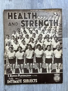 HEALTH AND STRENGTH Sports Magazine FITNESS WOMEN COVER OCT 16 1937 VOL 61 NO 16 - Picture 1 of 20