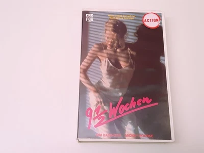 9 1/2 Wochen 1986 Uncut VHS German PAL Video Großbox Mickey Rourke Kim Basinger - Bild 1 von 4