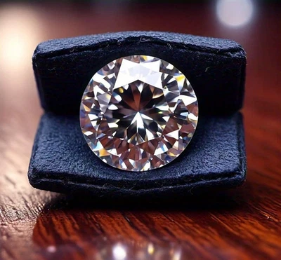 5 CT Round Cut Natural D Color Lab Grown CVD Diamond VS1 Clarity IGI Certified - Image 1 of 4