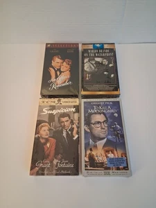 4 VHS: To Kill a Mockingbird/An Affair To Remember/The Waterfront/Suspicion - Picture 1 of 4