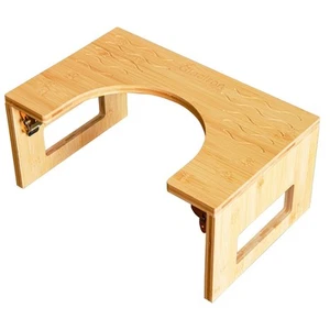 Foldable Wooden Toilet Stool - Non-Slip Surface for Improved Bathroom Posture... - Picture 1 of 9