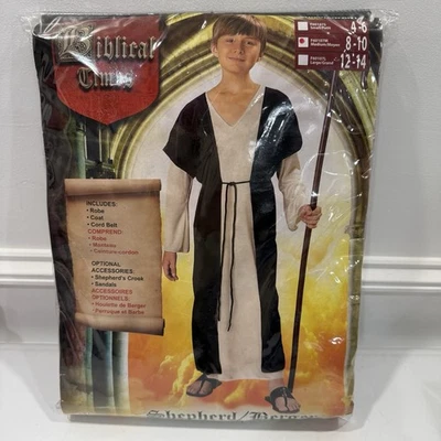Forum Shepherd Costume Medium, Boys Biblical Christmas Pageant School Play New - Image 1 of 4