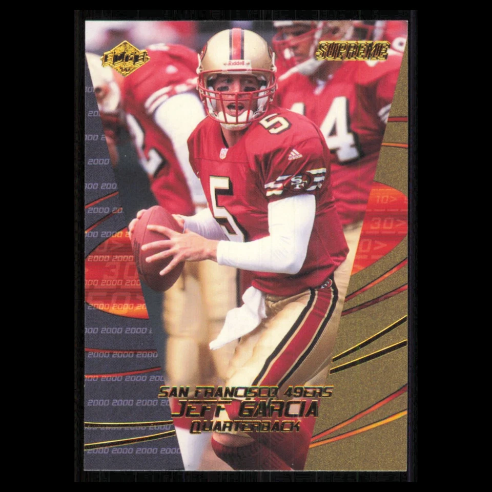 Jeff Garcia #123 2000 Collectors Edge Supreme San Francisco 49ers Football Card - Image 1 of 3