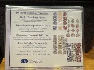 Creative Memories Gartentor Laser Sticker Pack, Rankgitter, Blumen, Akzente - Bild 1 von 1