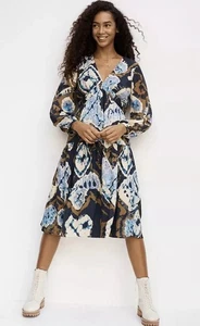 Neu ohne Etikett Anthropologie Othilia Arden Batik Midikleid - Medium - Bild 1 von 13