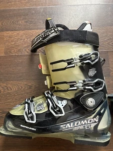 Salomon Impact 100 CS Alpine Ski Boots Custom Sport Liners MDP 28.5 US 10.5 - Picture 1 of 24
