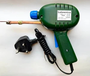 Saldatore Trasformatore Ferro TEX 100w PRO - 400°C / 230V AC con Diodo LED - Foto 1 di 3