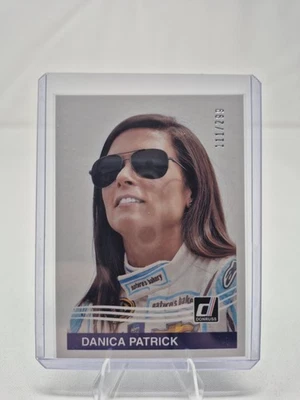 #/299🔥 2017 Panini Donruss NASCAR - Retro 1984 Variations Danica Patrick #152 - Image 1 of 4