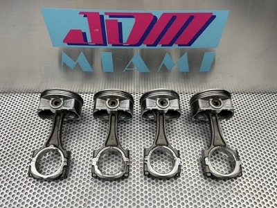 2015-2021 Subaru WRX STI 2.5L Piston + Connecting Rods Set Of 4 Genuine OEM - Image 1 of 4