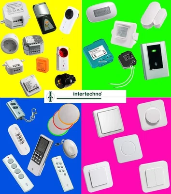 INTERTECHNO✅ALLE FUNK-SENDER EMPFÄNGER IT-MODUL DIMMER STECKDOSE ZWISCHENSTECKER - Bild 1 von 2