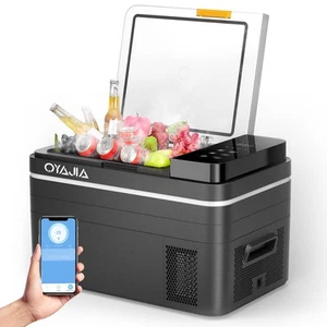 Kompressor Kühlbox 28L Mini Kühlschrank Auto LKW Camping -20℃~20℃ APP Fpzsdipqfl - Bild 1 von 35