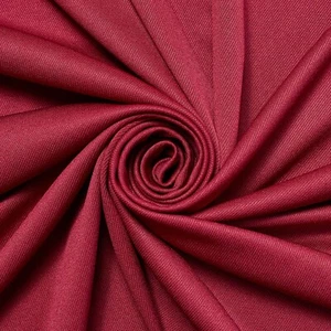 Stretch Twill French Terry Thick Polyester Spandex 62" Fabric By The Yard - Picture 1 of 21