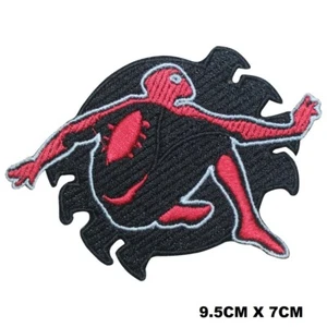 Spiderman mit Schatten Superheld bestickt Aufnäher Bügelbild/Aufnähen Patch Batch - Bild 1 von 1