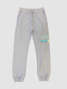 $290 Amiri Kid's Boy's Purple Gradient Bar Logo-Print Sweatpants Size 12Y - Picture 1 of 6