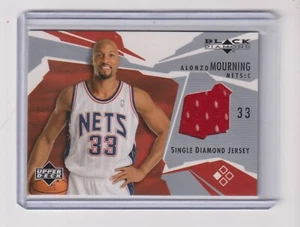 2003-04 UD BLACK DIAMOND JERSEY ALONZO MOURNING - NEW JERSEY NETS - Picture 1 of 1