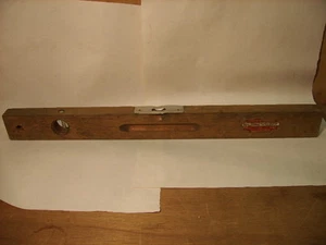 DE COLECCIÓN 26" MADERA WOLVERINE NIVEL 2 BURBUJAS FUNCIONA MUY BIEN  - Imagen 1 de 4