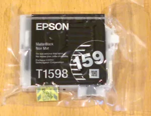 ORIGINAL EPSON T1598 mattschwarz MK Patrone KINGFISHER vakuumversiegelt R2000 Tinte - Bild 1 von 3