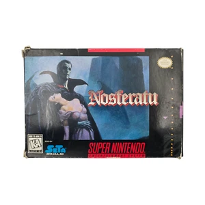 Nosferatu (SNES, 1995) - CIB con tutti gli inserti, poster, cartuccia, testato autentico - Foto 1 di 14