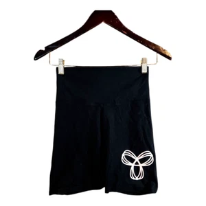 Tna Aritzia Chill Atmosphere Hi-Rise 7" Biker Shorts in Black Workout Women's S - Picture 1 of 6