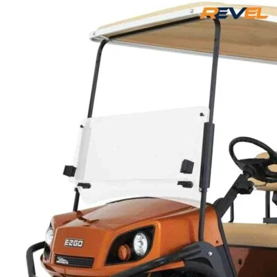 EZGO OEM Fold Down Windshield Kit for 2012-2021 Express S6/L6 & Shuttle 4/6/8  Foto 1 de 3