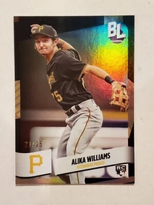 ALIKA WILLIAMS 2024 Topps Big League BLACK FOIL ROOKIE PARALLEL #'d 21/25 Pirate - Picture 1 of 1