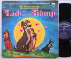 Lady And The Tramp Walt Disney Story and Songs Vinyl gatefold Book