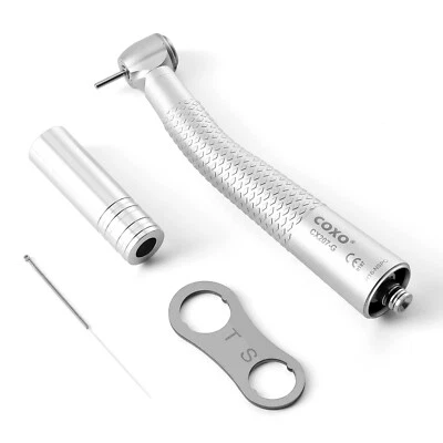 Piezas de mano de turbina de aire de alta velocidad COXO cabezal estándar de fibra óptica 3 aerosoles Foto 1 de 4