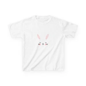 Cute Bunny & Carrot Kids T-Shirt, Kid's Spring Outfit, Easter Gift, Animal Theme - Picture 1 of 77
