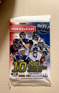 Paquete minorista de fútbol americano Panini Rookies Stars 2017 - ¿10 tarjetas Mahomes Rookie GEM? - Imagen 1 de 2