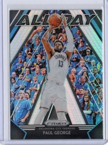 PAUL GEORGE Thunder 2018-2019 Panini Prizm ALL DAY SILVER PRIZM INSERT #5 - Picture 1 of 2