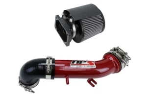 HPS Performance 827-423R Shortram Air Intake Kit with Heat Shield Red Short Ram - Picture 1 of 2