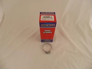 AMGUAGE CC28 Box of 10 1 1/4" 1 5/8" 1/2" Stainless Hose Clamps 33-1 - Picture 1 of 4