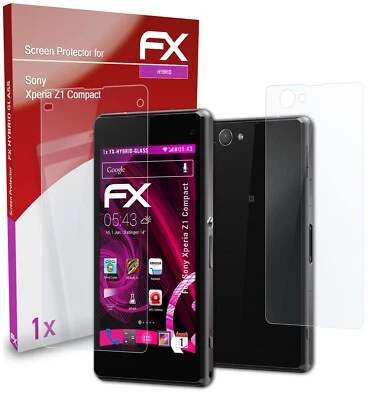 atFoliX Pellicola Vetro per Sony Xperia Z1 Compact 9H Armatura di protezione - Immagine 1 di 4
