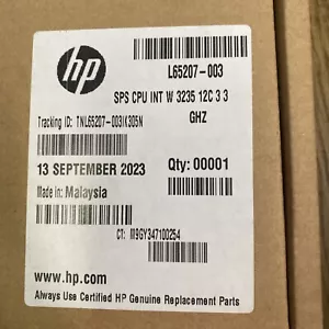 Intel W-3235 CPU Processor W-3235 SRFFC 12 Core 3.3GHz 180W HP L65207-003 NEW - Picture 1 of 5