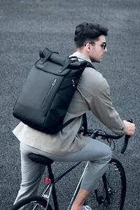 MARK RYDEN Rolltop Rucksack Herren 20–29L wasserdicht mit USB für 17,3 Zoll Lap - Bild 1 von 8
