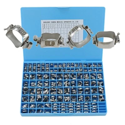 Bandas molares de ortodoncia dental tubo doble MBT 022 conv funda lingual tipo GAC Foto 1 de 4