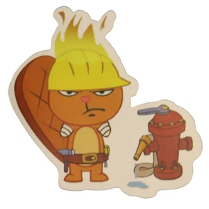 Handy Hard Hat on Fire Happy Tree Friends Sticker - Picture 1 of 2