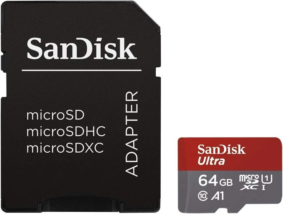 SanDisk Ultra 64GB Imaging microSDXC Speicherkarte + SD-Adapter - NEU (491) - Bild 1 von 1