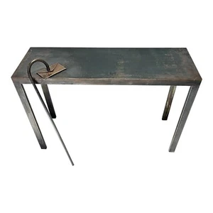 Console: Intelligence (Commission) by Kyle Reicher, Steel Table (1997) - Picture 1 of 8