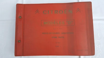 Orig. Ersatzteilkatalog / Spare Part Book Citroen ID/DS 1966, 1967, 1968, 1969 - Bild 1 von 4