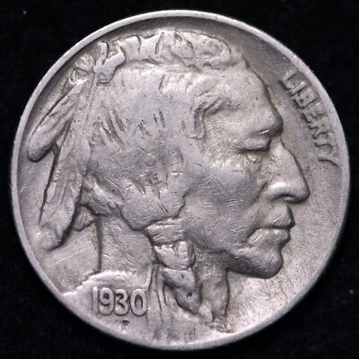 Buffalo Nickel 1930 elección envío gratuito E579 RM Foto 1 de 2