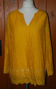Nuovo con etichette, Old Navy, donna, alto, giallo, leggero, casual, top, tunica, taglia L (14-16) - Foto 1 di 6