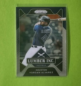 YORDAN ALVAREZ 2021 Panini Prizm Baseball - LUMBER INC & - Houston Astros - LI10