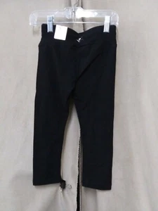 Justice Girls Crop Pedal Leggings Size 6 Black NEW WITH TAGS - Picture 1 of 4