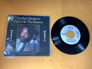 G5-84 LUTHER VANDROSS Give Me The Reason - WHITE LABEL PROMO - 1986 - 34-06129 - Picture 1 of 7