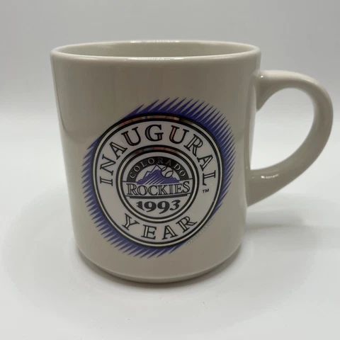 1993 Colorado Rockies Inaugural Year Vintage Coffee Cup Mug Cover