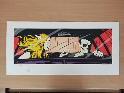 Drive By Shouting D*Face Dface 100 x 47 cm 15 colores serigrafía edición 150 parpadeo 182 Foto 1 de 4