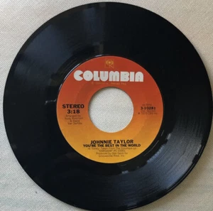 Johnnie Taylor Disco Lady / You’re The Best In The World 45 1976 Vinyl 7 Inch - Imagen 1 de 12