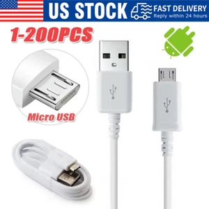 3/6ft Micro USB Fast Charging Cable Cord For Samsung Android Phone Charger LOT - Picture 1 of 23