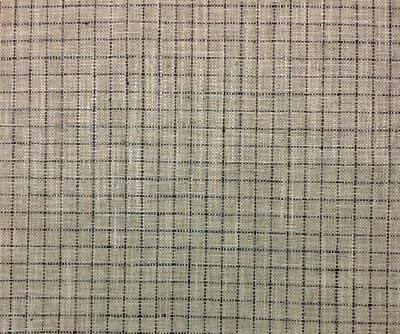 TELA A CUADROS TATTERSALL DE LINO AZUL ÍNDIGO BLALARD DESIGNS POR YARDA 54"W Foto 1 de 4